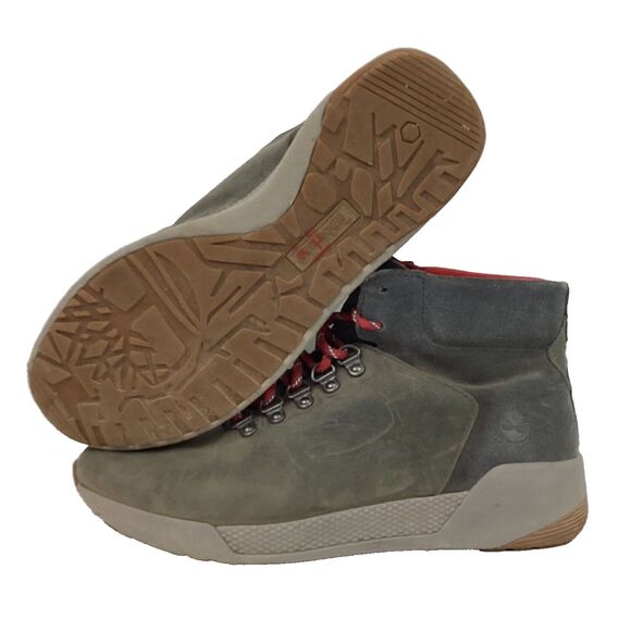 Timberland Premium - Women's Sz 9 - Gray Leather Ankle Boots - A1ZG8 - A3219 - Picture 1 of 10